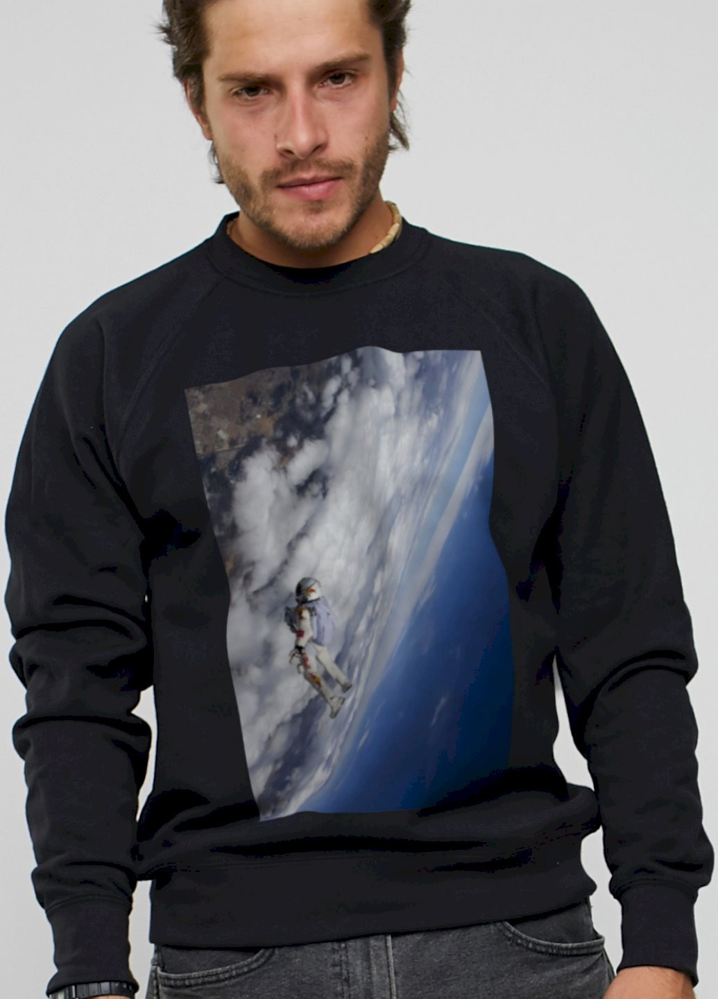 Черный свитшот мужской YAPPI (198688882)