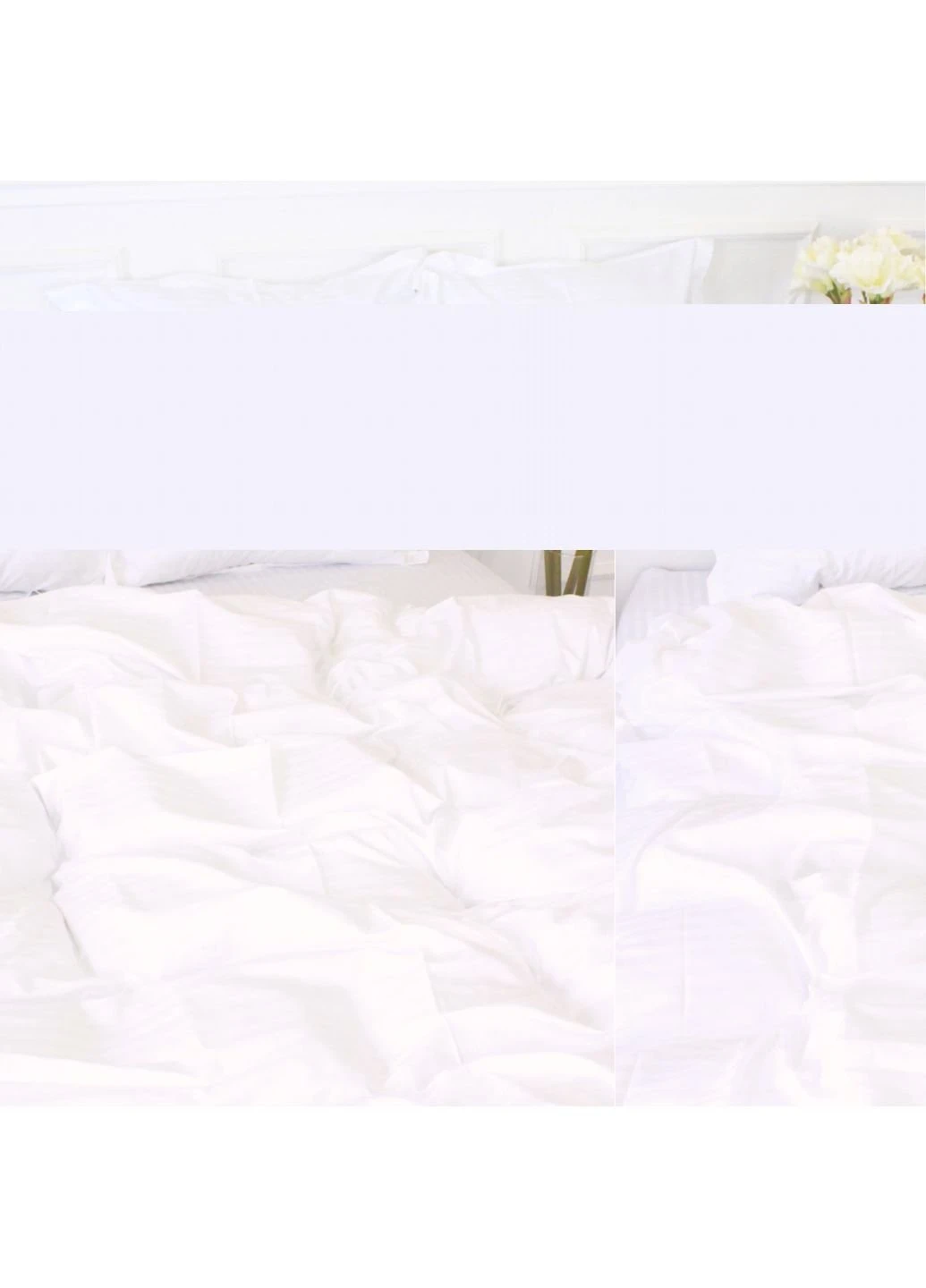 Постільна білизна Satin Stripe 30-0001 White 110х140 дитяча (2200005245620) Mirson (254007604)