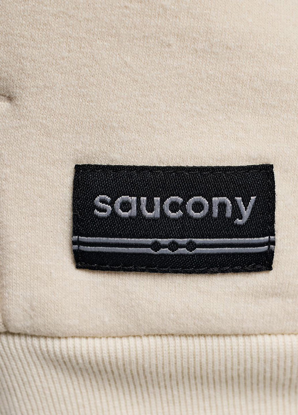 Світло-бежевий світшот Saucony однотонний нашивки (276057640)