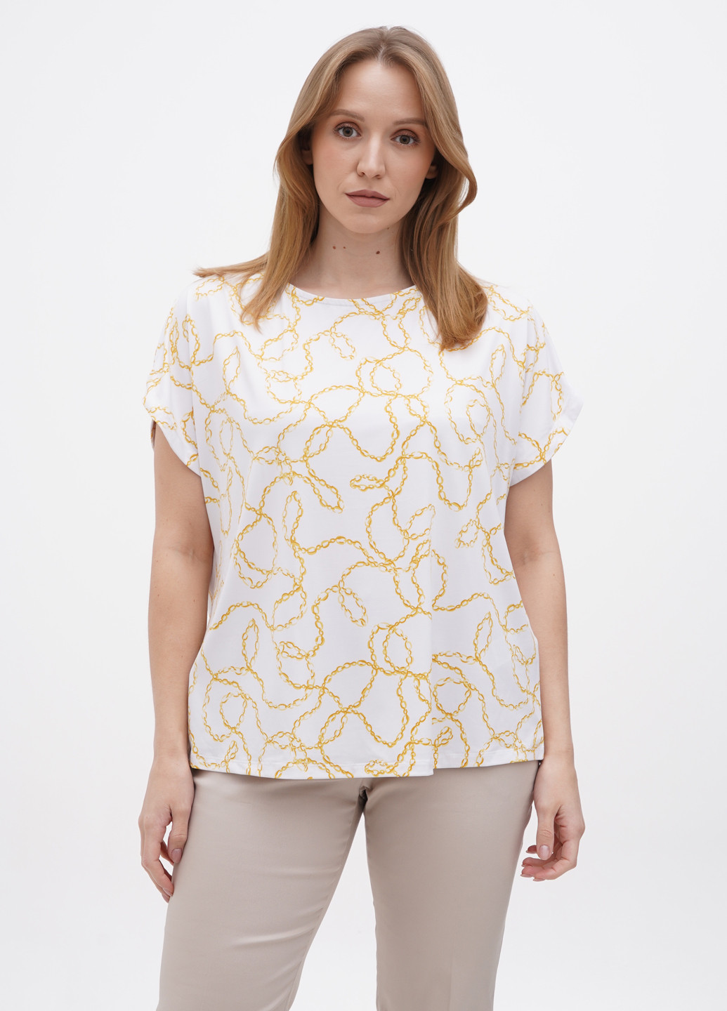 Белая блуза Cortefiel