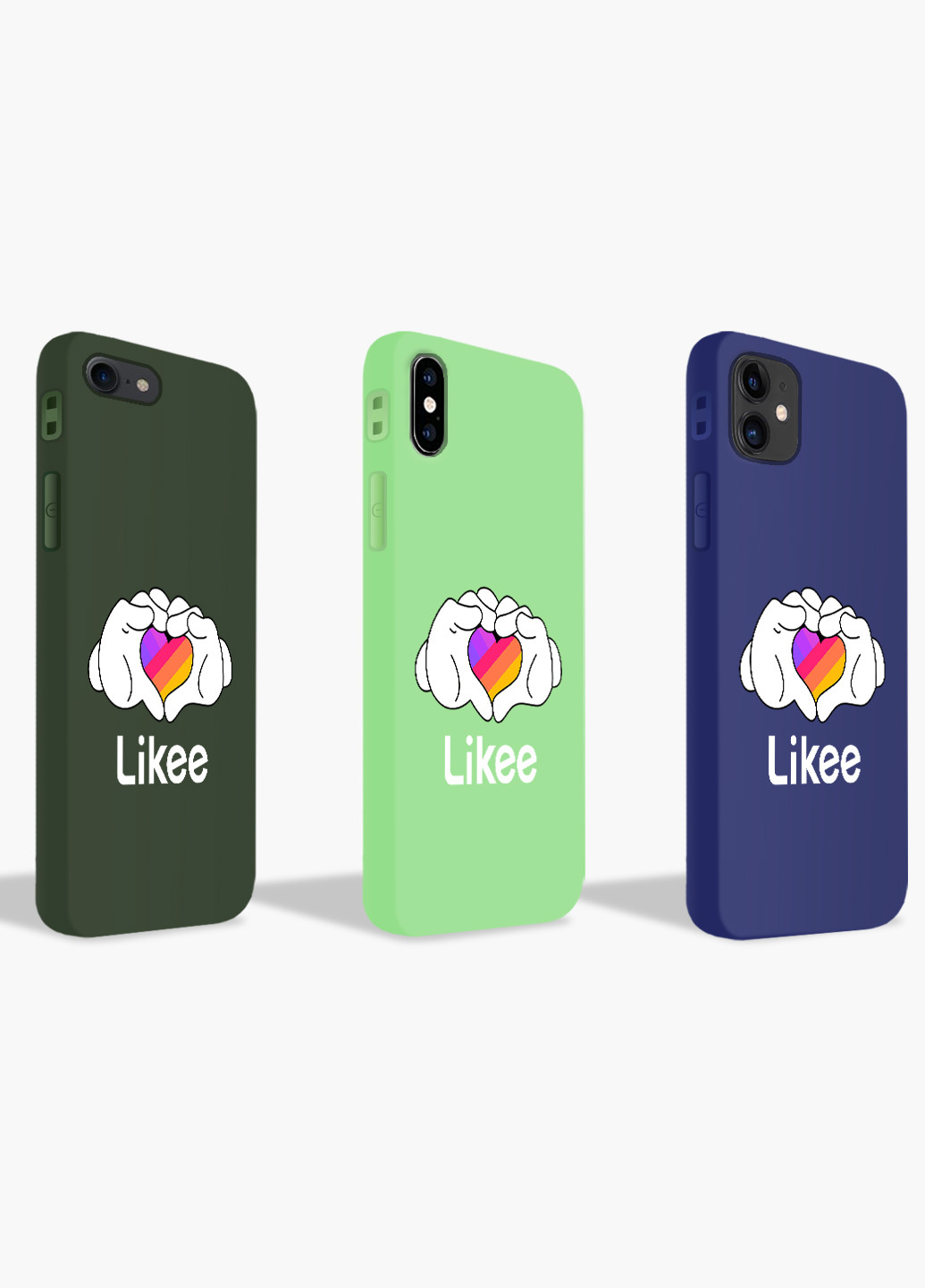 Чохол силіконовий Apple Iphone X Лайк (Likee) (6129-1711) MobiPrint (219778048)
