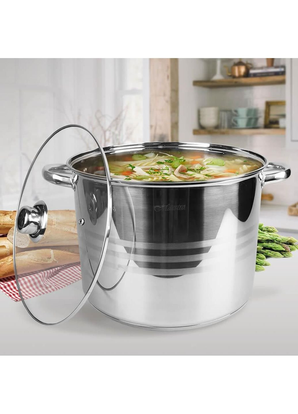 Кастрюля с крышкой MR-3517-14 14 л 30х20 см Maestro (253628942)