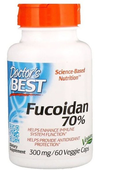 Fucoidan 70% 60 Veg Caps Doctor's Best (256379978)