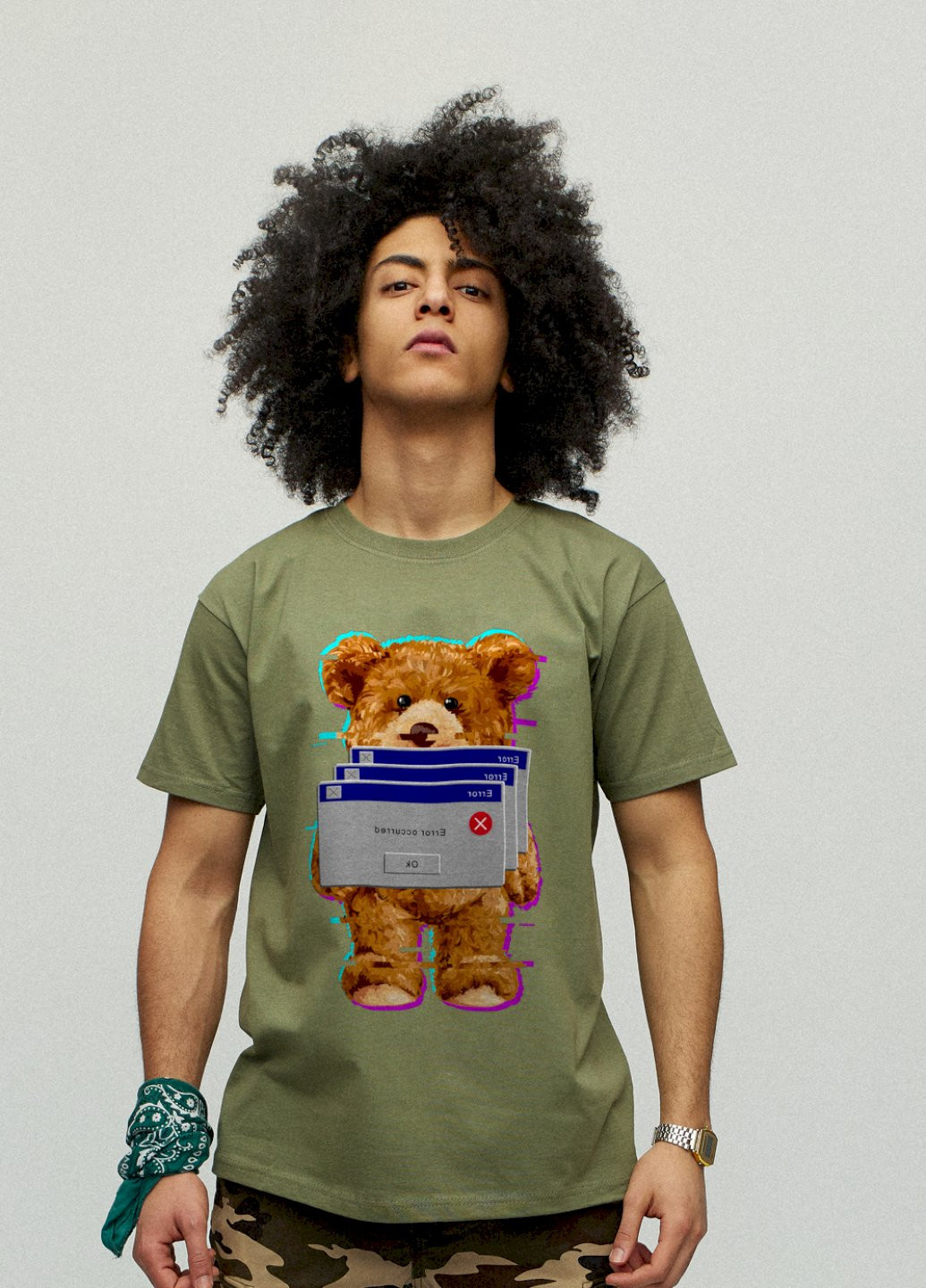 Хакі (оливкова) футболка чоловіча YAPPI