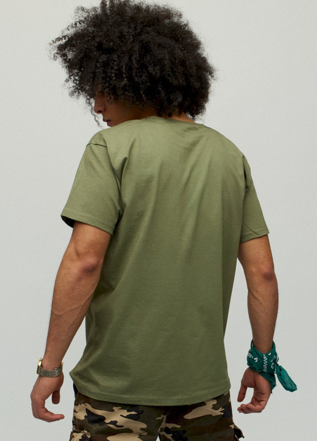 Хакі (оливкова) футболка чоловіча YAPPI