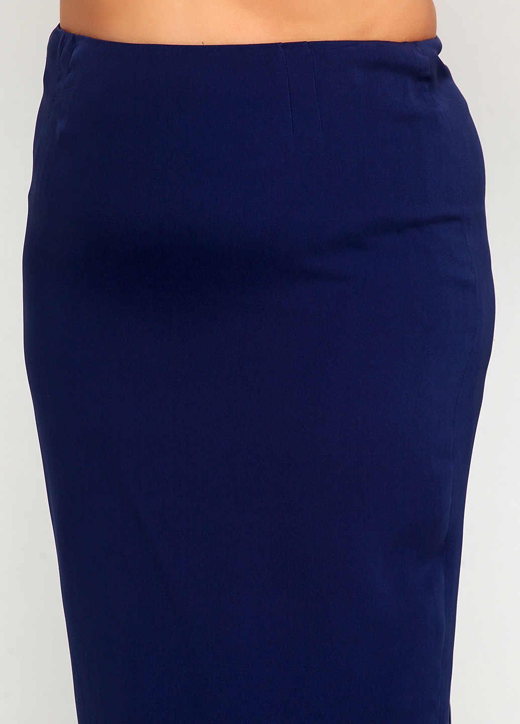Темно-синяя кэжуал однотонная юбка Luisa Spagnoli
