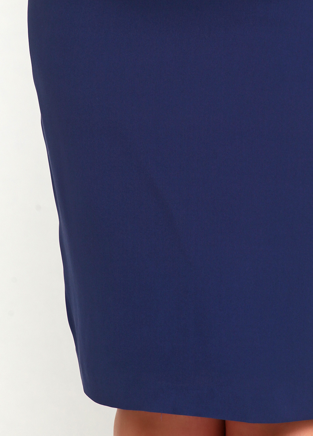 Темно-синяя кэжуал однотонная юбка Luisa Spagnoli