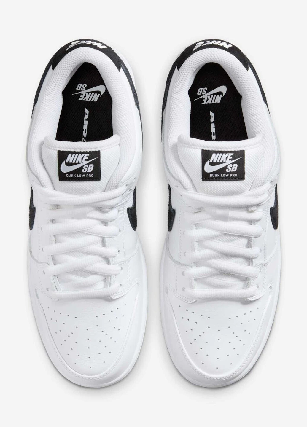 Белые демисезонные кроссовки sb dunk low pro Nike Nike SB DUNK LOW PRO