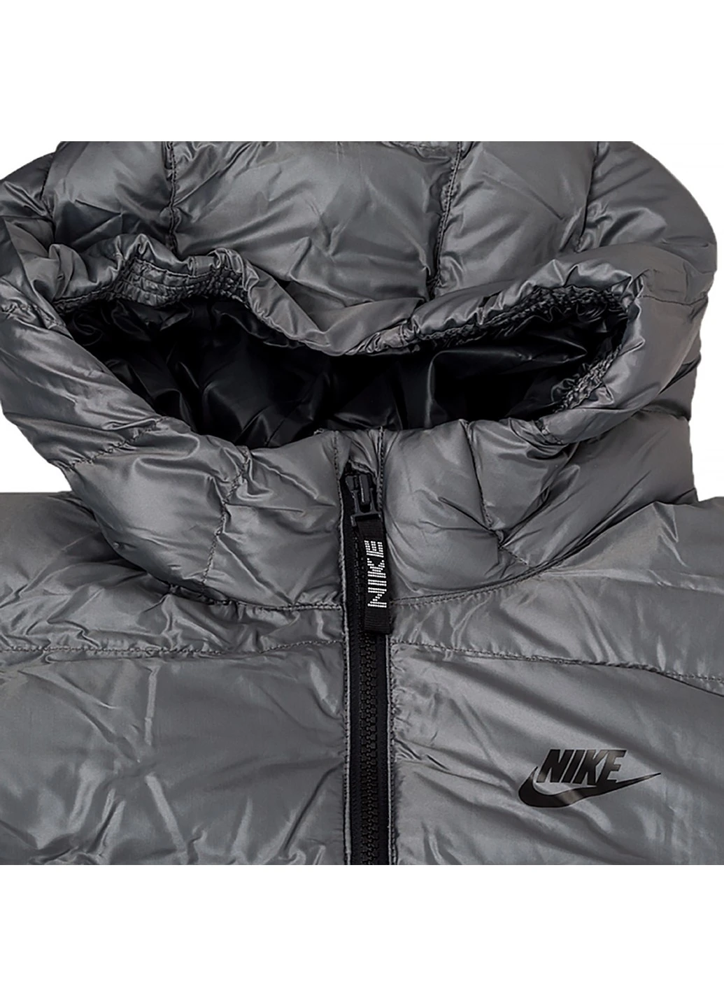 Серая демисезонная куртка g nsw synfl hd jkt Nike