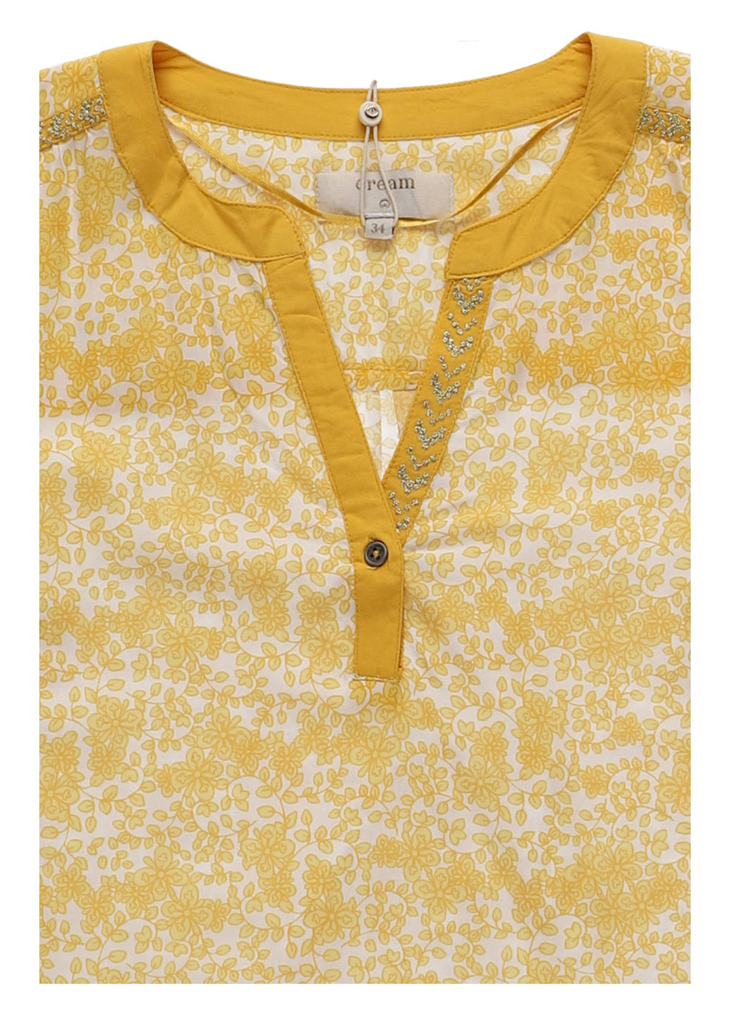 Жёлтая блуза Cream