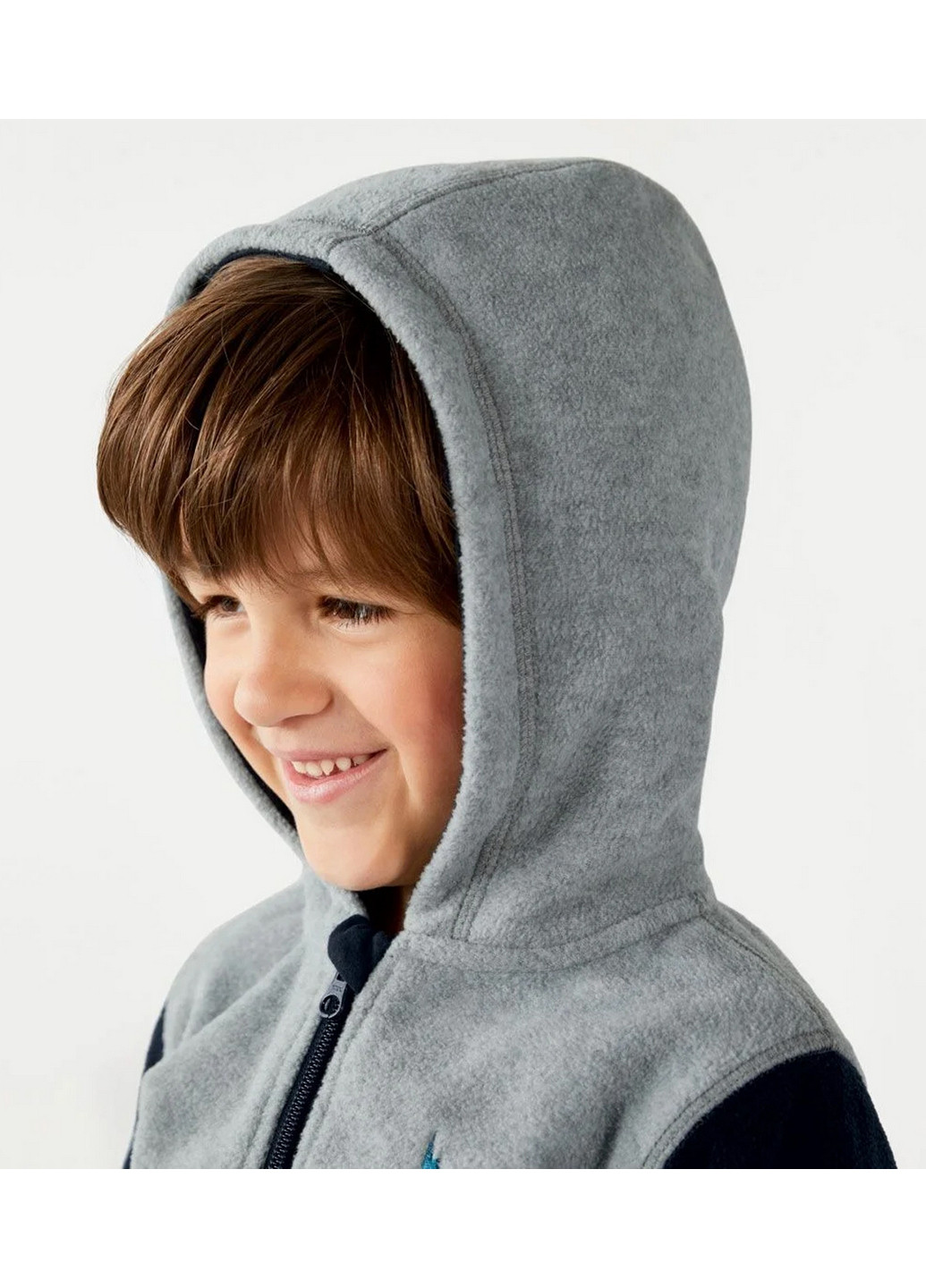 Серо-синий демисезонный костюм (толстовка, брюки) Lupilu