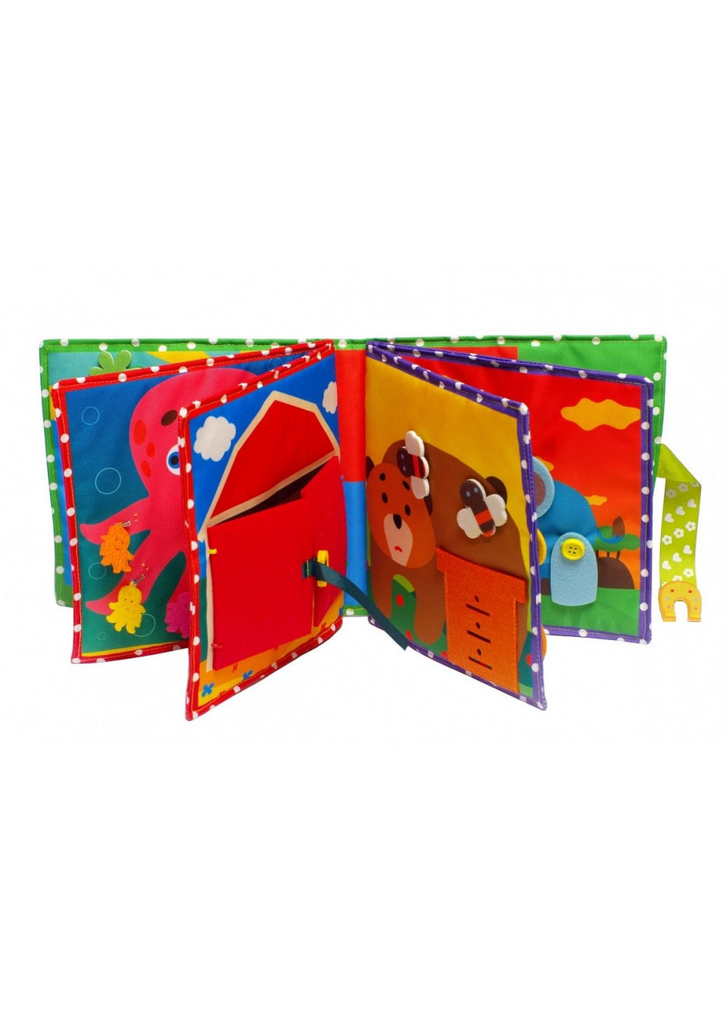 Развивающая детская книга 22х22х6 см Bambini (253659650)