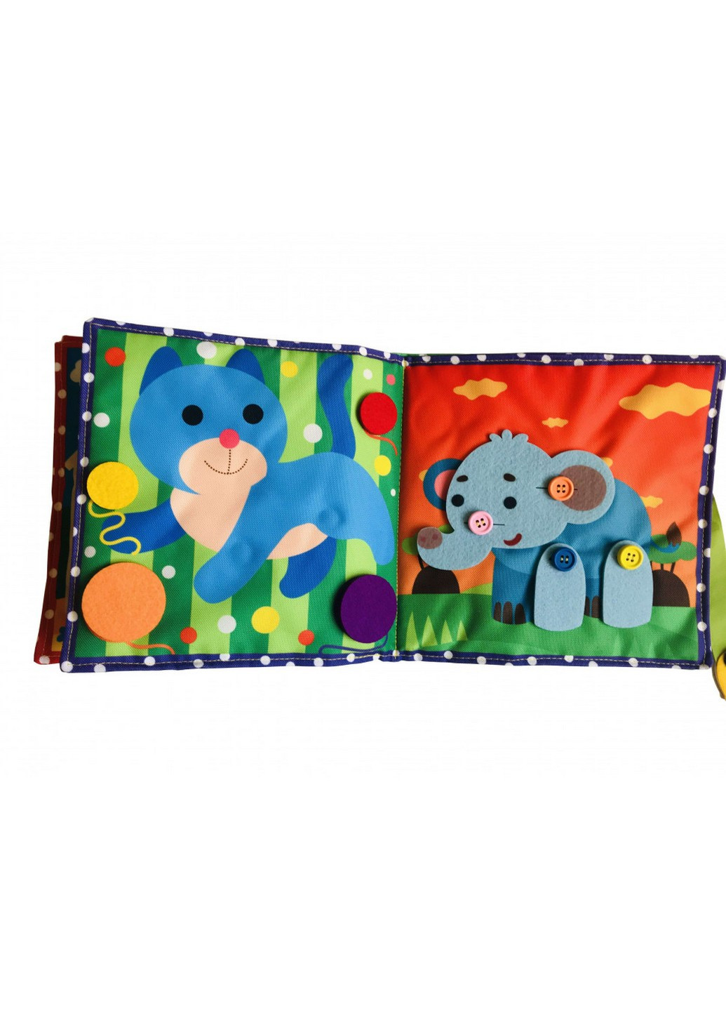 Развивающая детская книга 22х22х6 см Bambini (253659650)