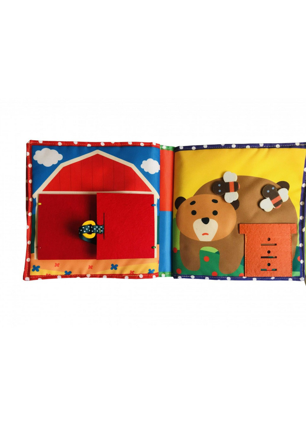 Развивающая детская книга 22х22х6 см Bambini (253659650)