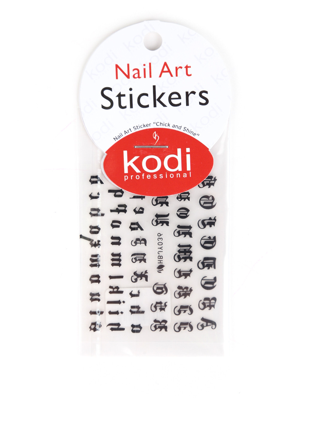 Набор стикеров для ногтей Nail Art Stickers №036 Kodi Professional (53189396)