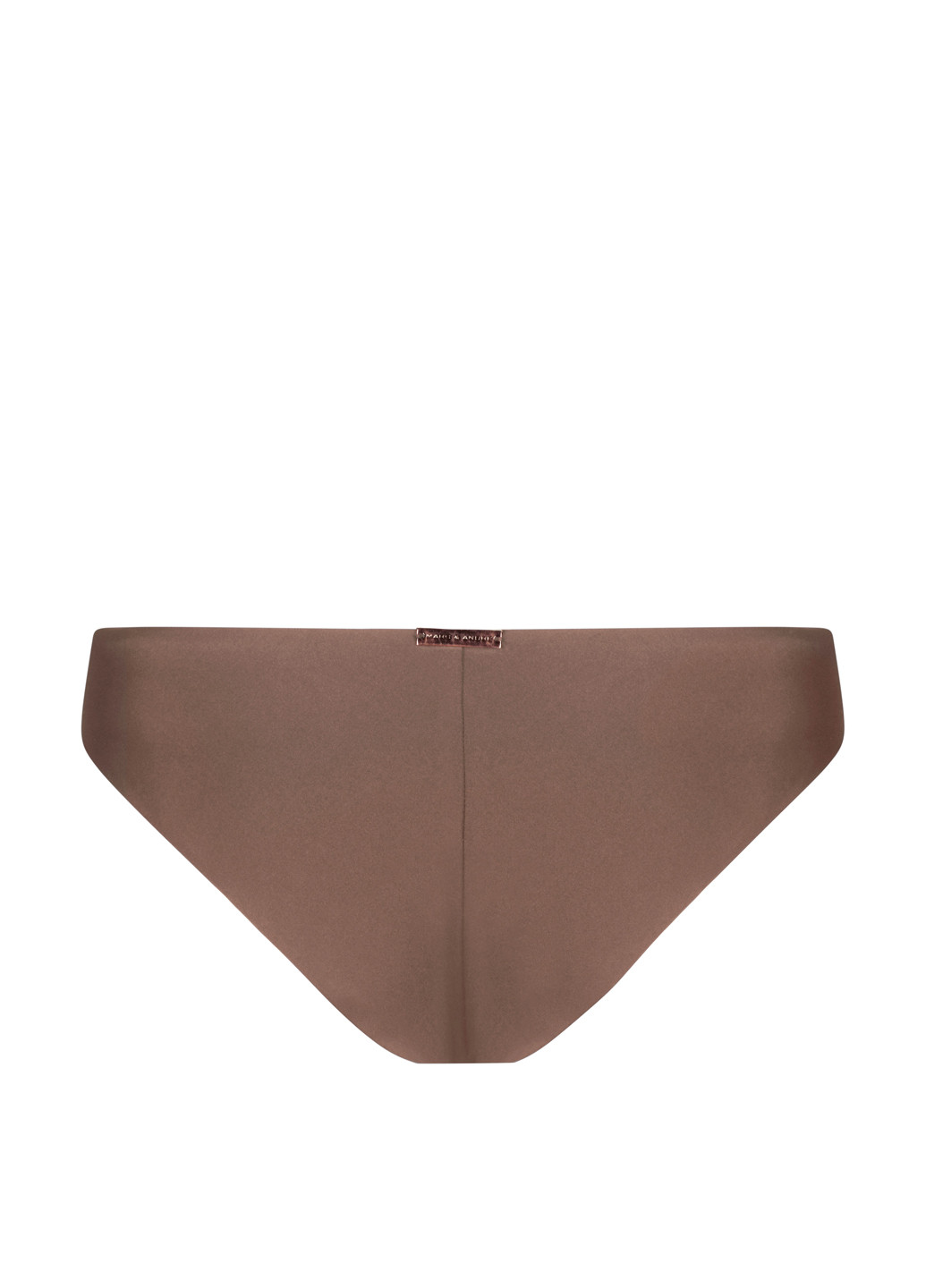 Коричневые купальные трусики однотонные Marc & André