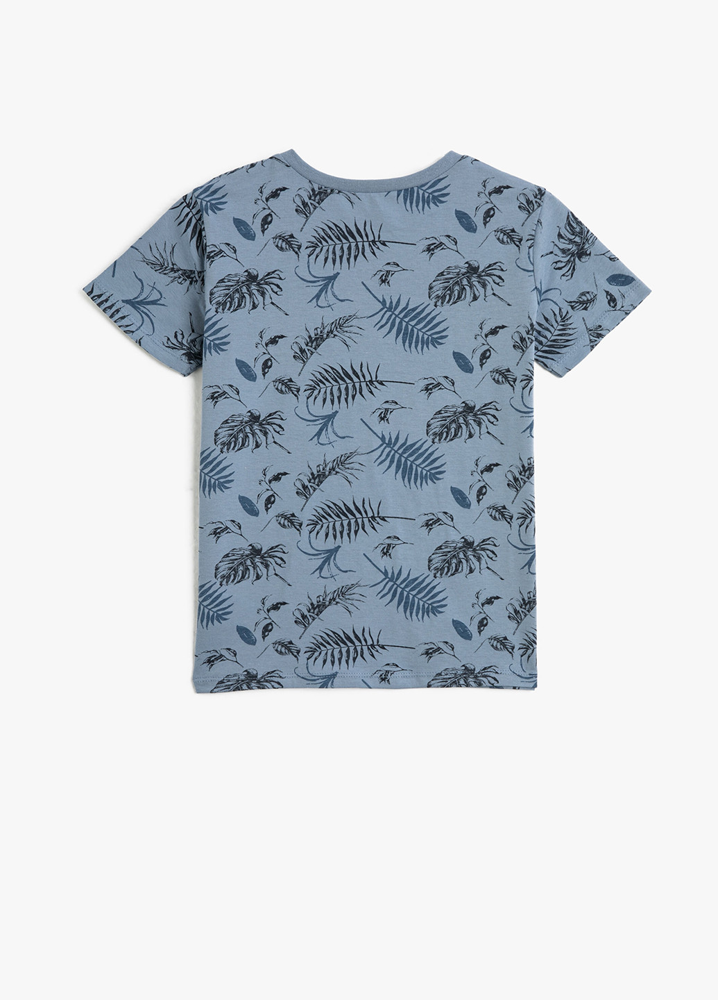 Сіро-синя літня футболка KOTON