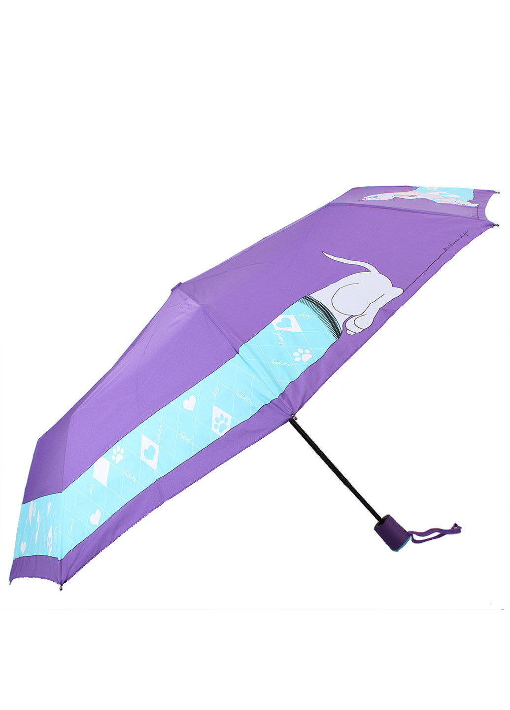 Жіночий складаний парасолька напівавтомат 97 см H.DUE.O (194321469)
