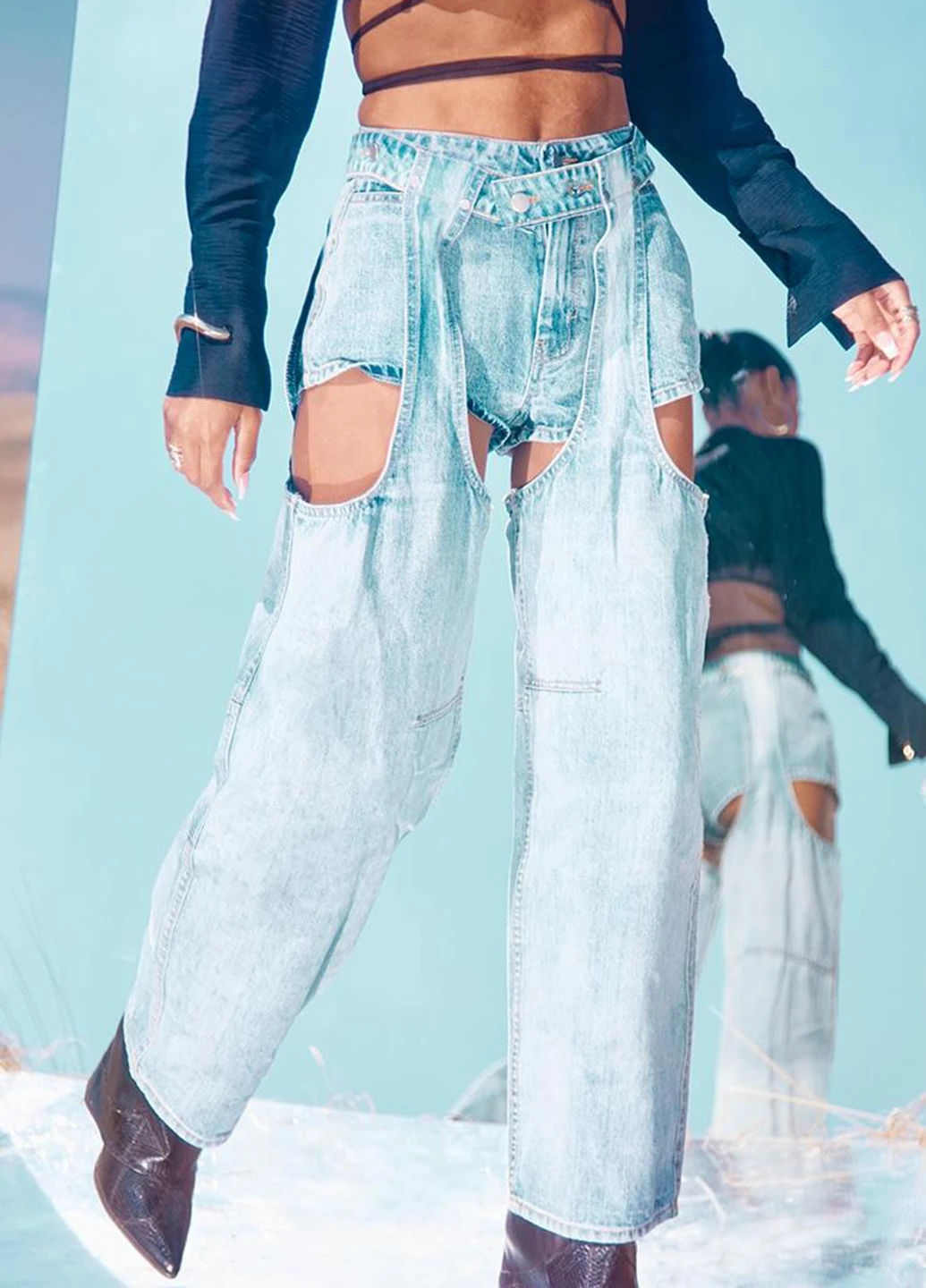 Джинсы PrettyLittleThing - (254948123)