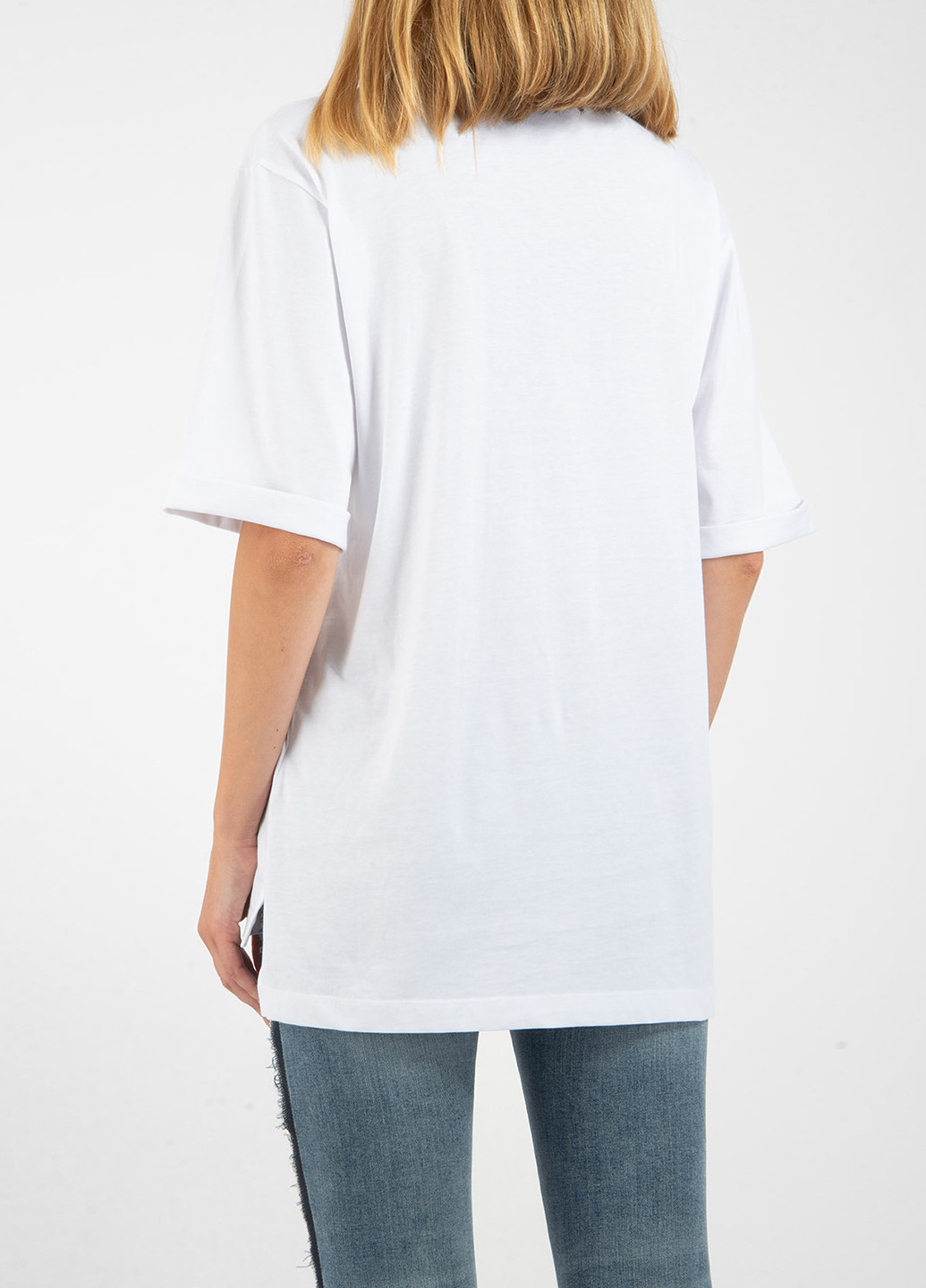Біла літня футболка Fendi