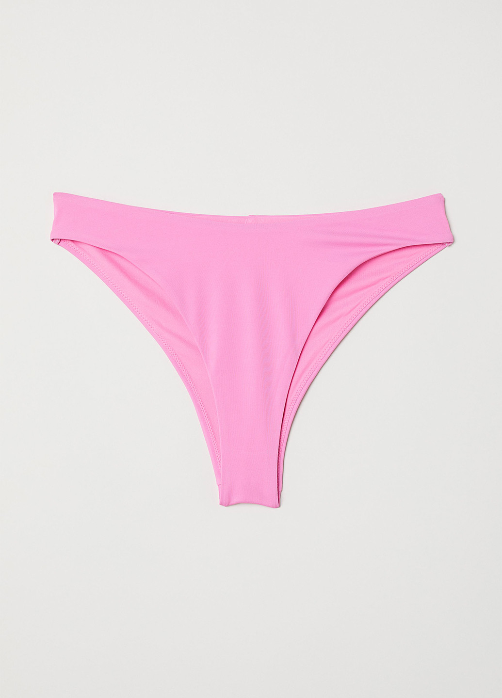 Кислотно-розовые купальные трусики-плавки однотонные H&M