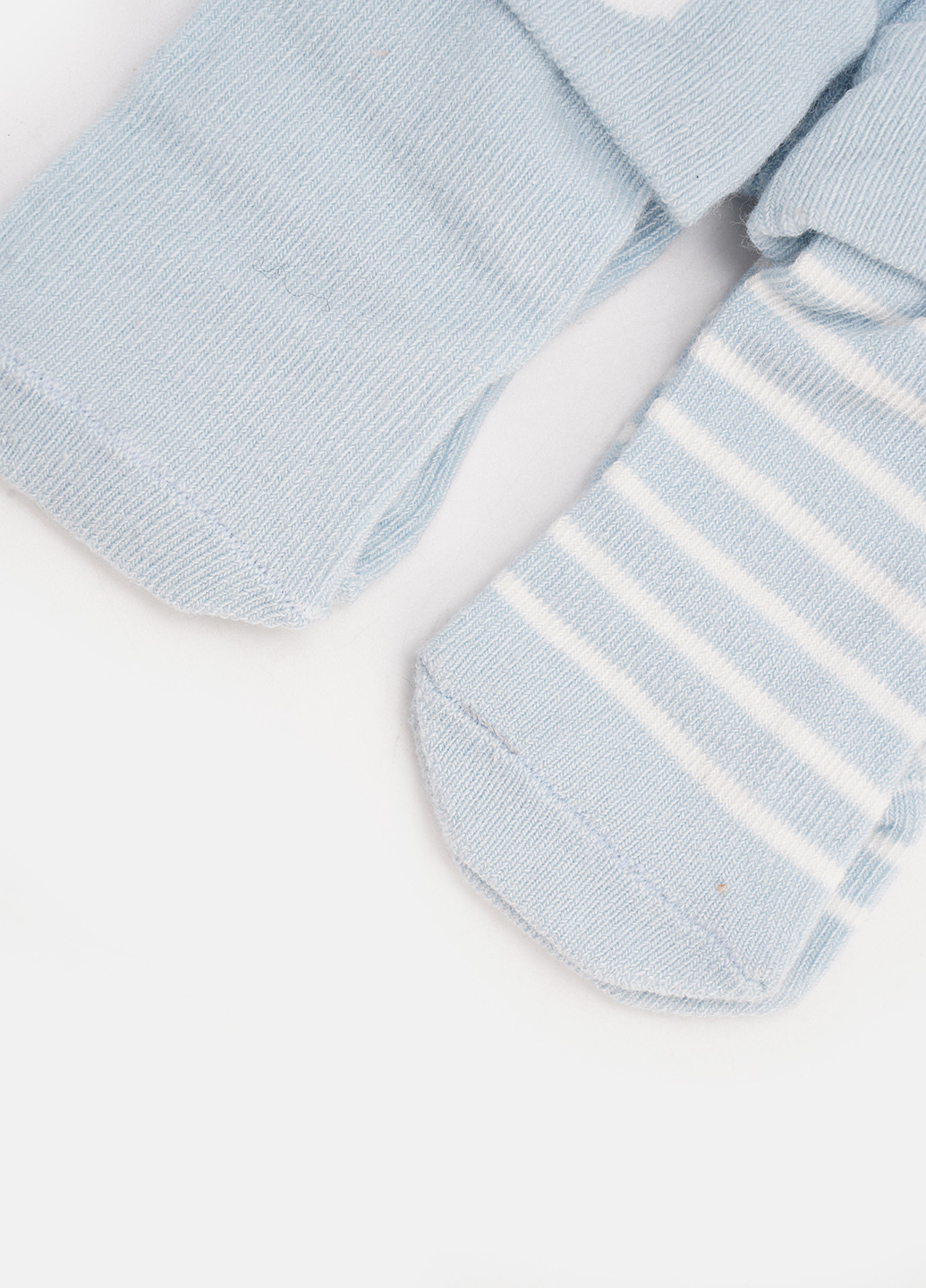 Блакитні шкарпетки (2 пари) C&A смужки всесезон (338614335)