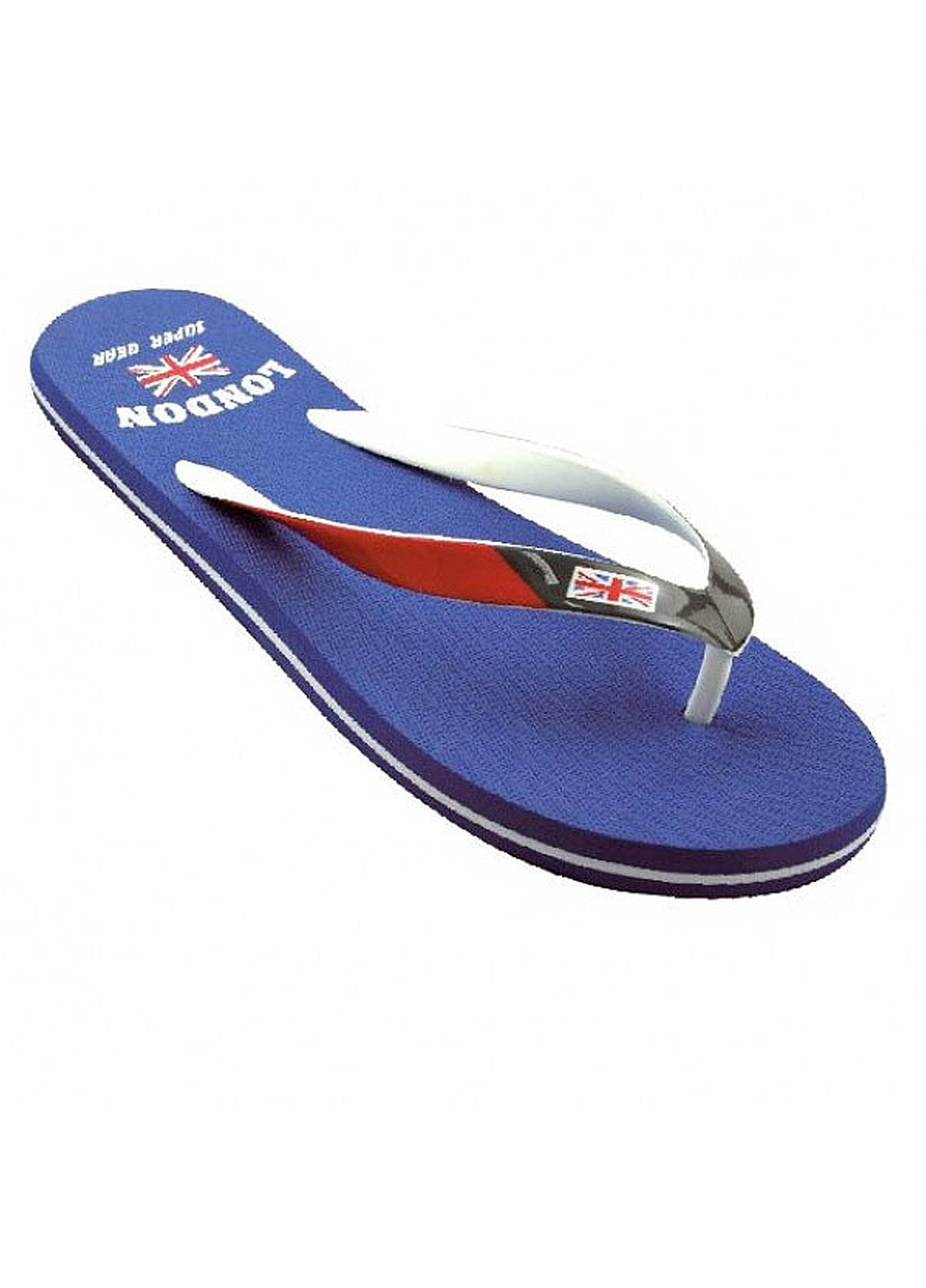 Синие пляжные пляжные шлепанцы Super Gear