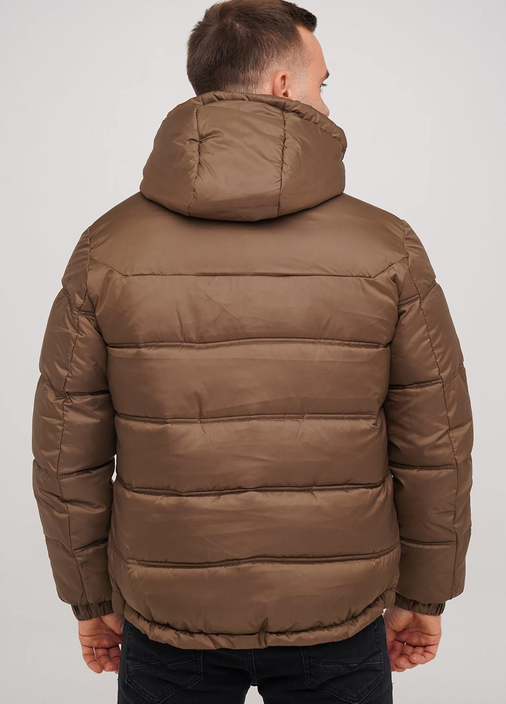Кофейная зимняя куртка Trend Collection