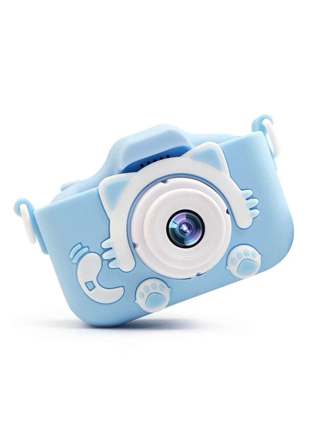 Силиконовый чехол и ремешок для цифрового детского фотоаппарата KVR-001 голубой (KVR-001-CS-BL) XoKo силиконовый чехол и ремешок для цифрового детского фотоаппарата xoko kvr-001 голубой (kvr-001-cs-bl) (286304923)