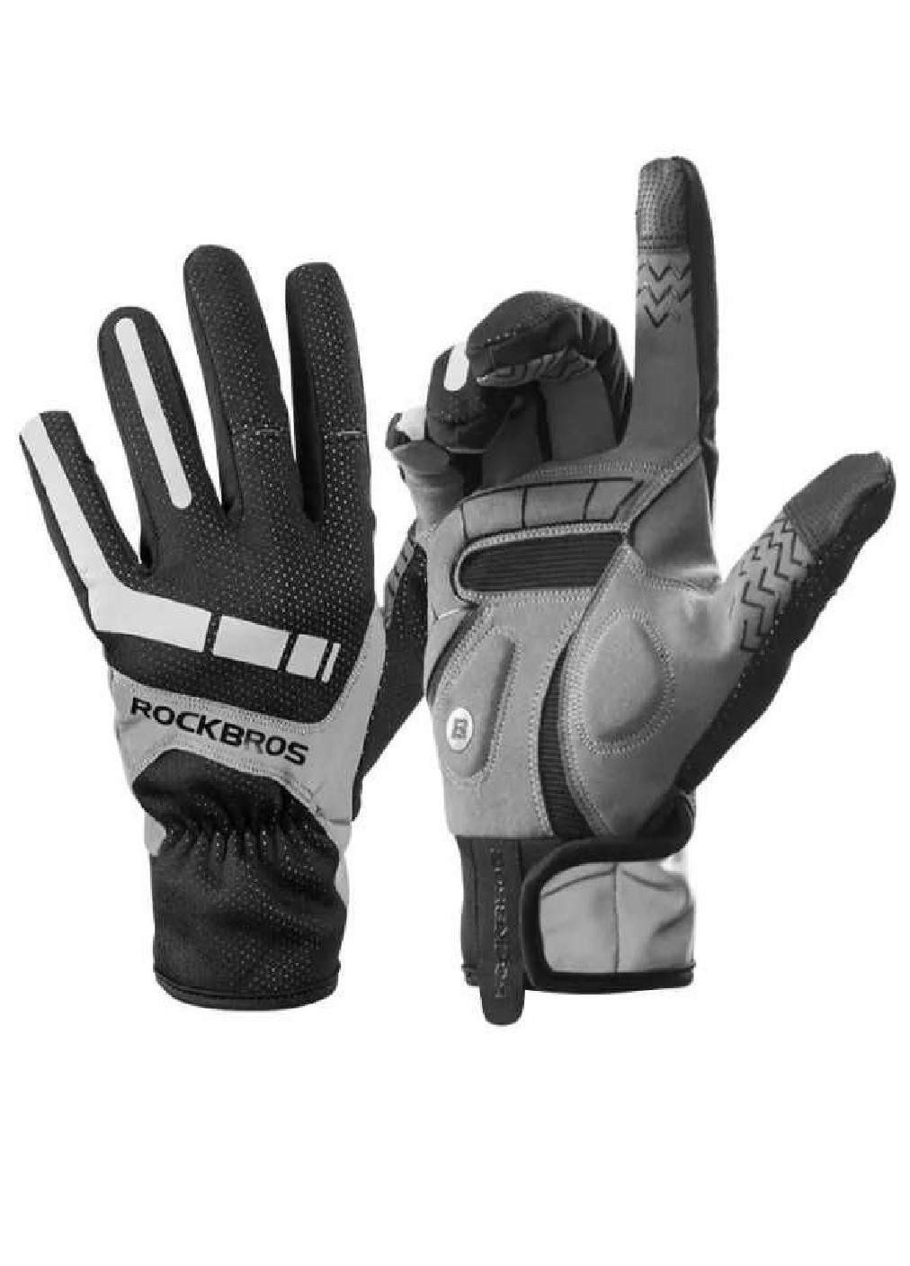 Горнолыжные перчатки лыжные рукавицы теплые зимние на флисе непромокаемые ветрозащитные (473094-Prob) Синие Unbranded (253867125)