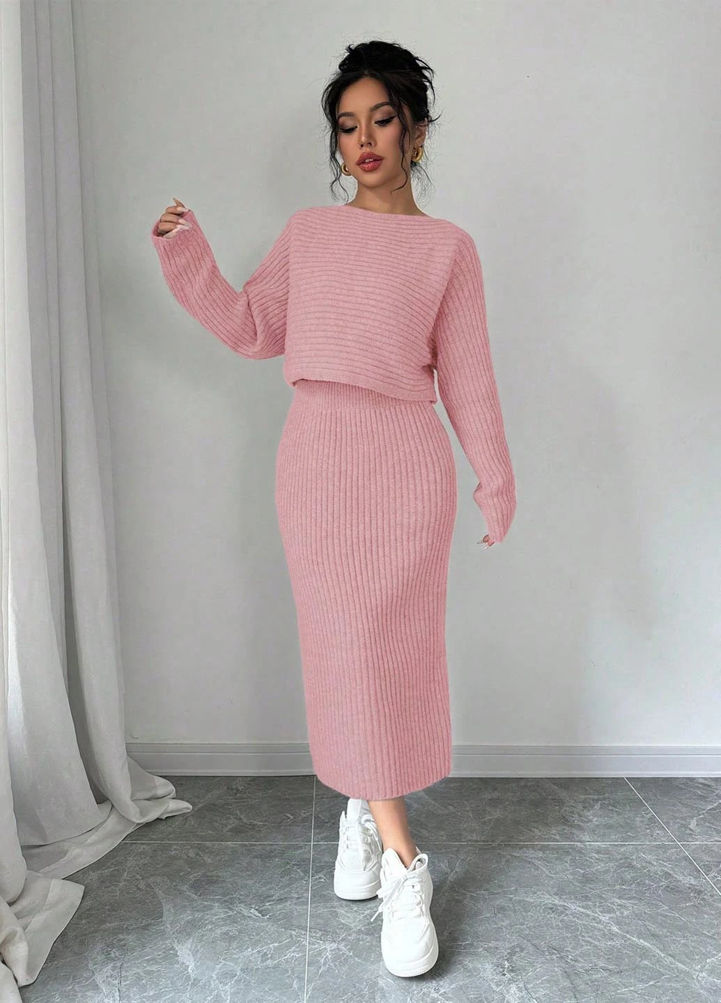 Костюм (джемпер, спідниця) SHEIN (345558475)