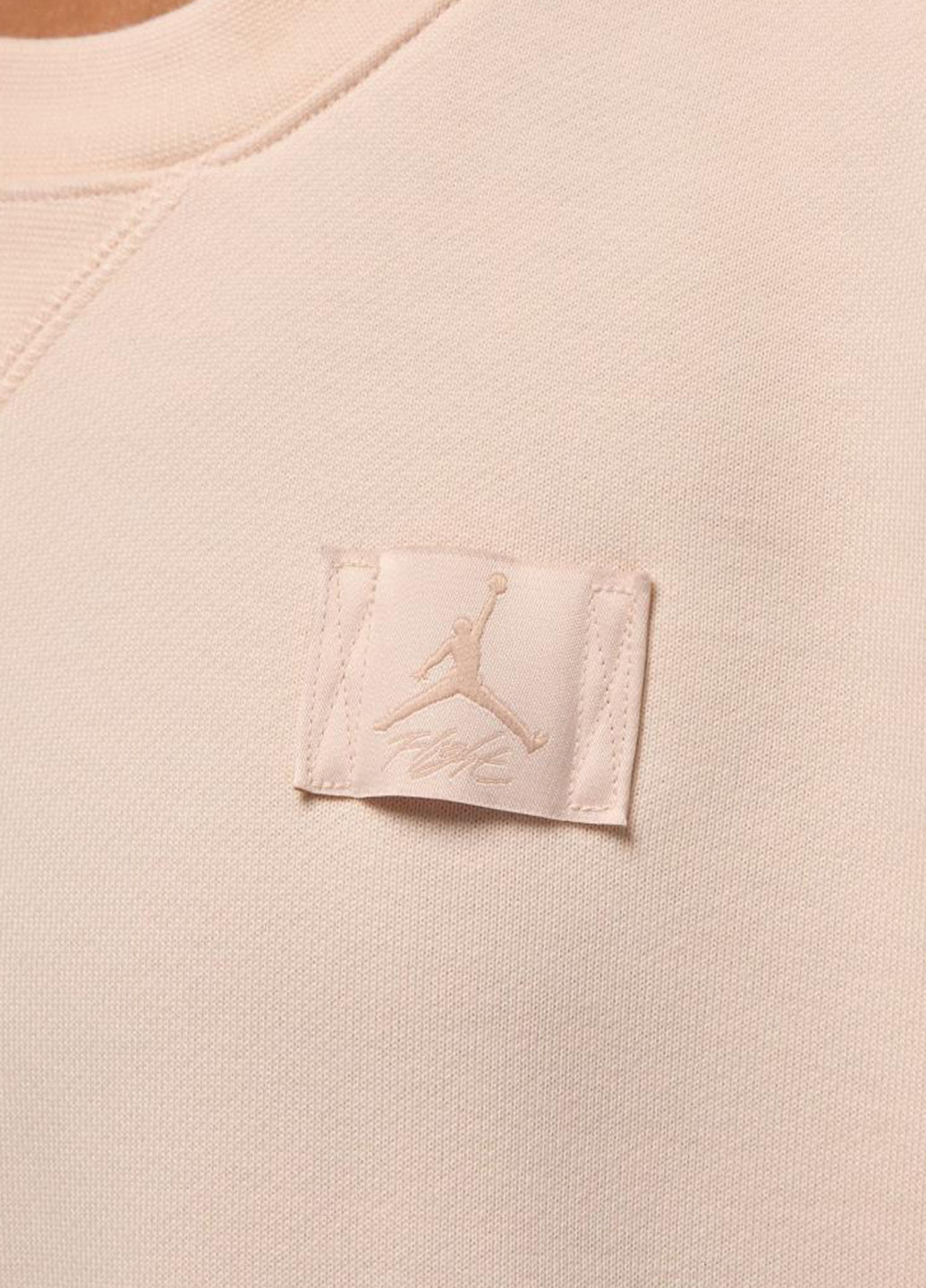 Персиковый свитшот fv7053-838 Jordan однотонный нашивки (361198790)