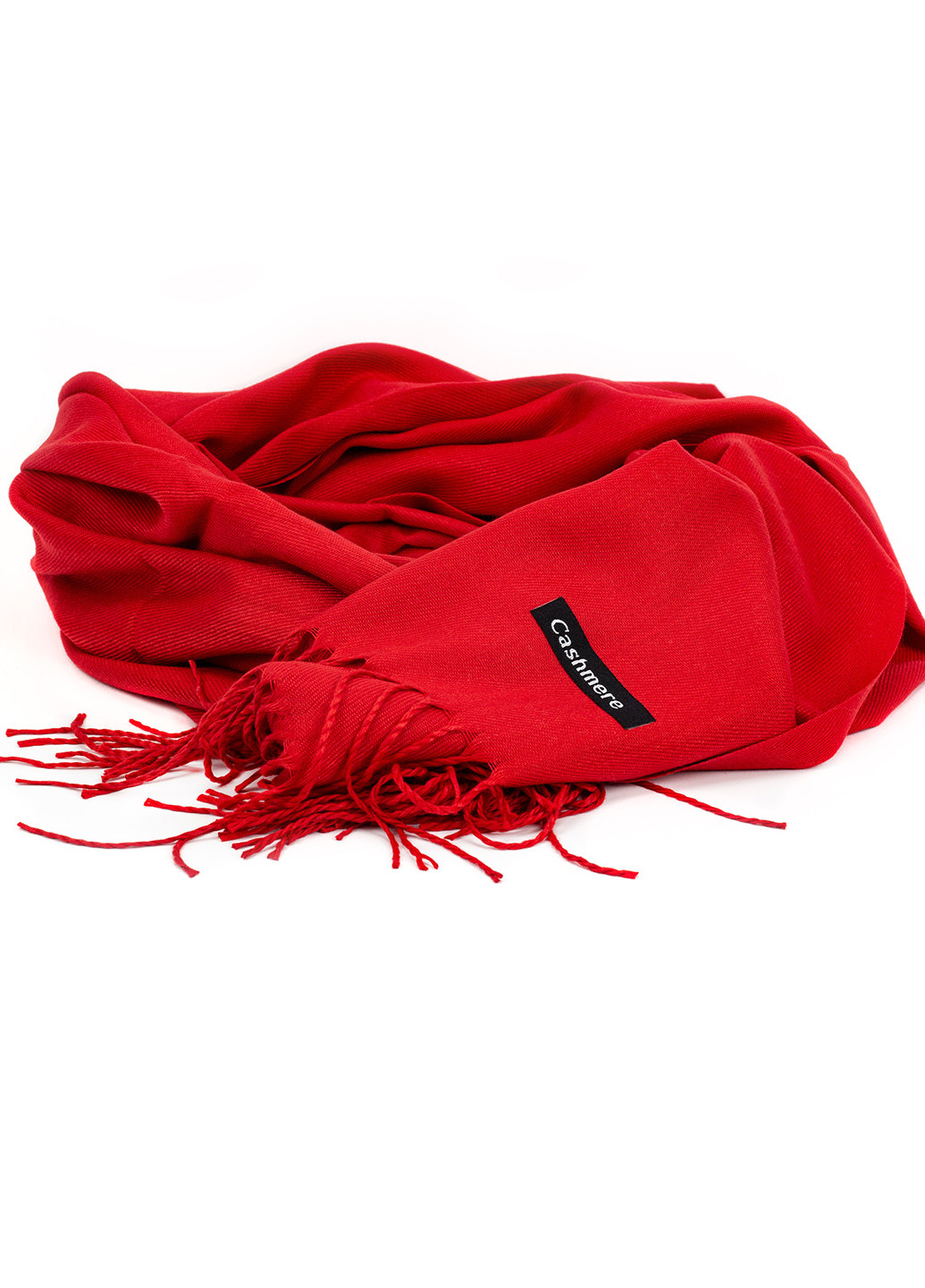 Женский кашемировый шарф, красный Cashmere S92004 однотонный красный кэжуал акрил, кашемир