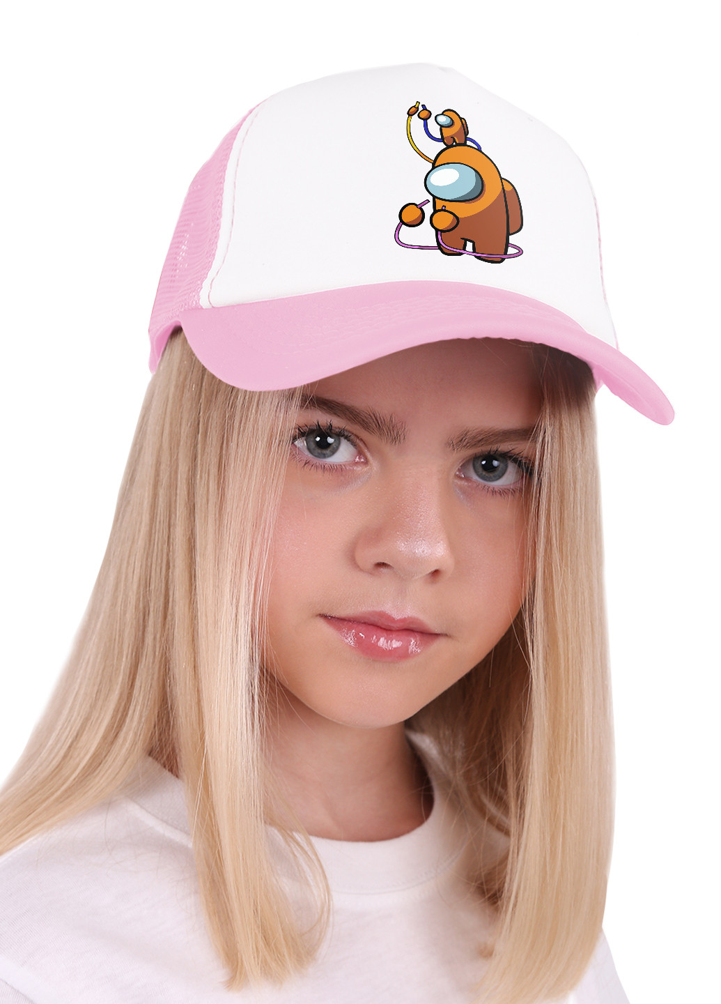 Кепка Тракер дитяча Амонг Ас Помаранчевий (Among Us Orange) (33404-2413) MobiPrint (220769692)