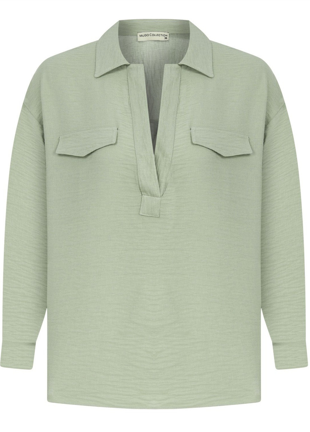 Мятная блуза Mudo