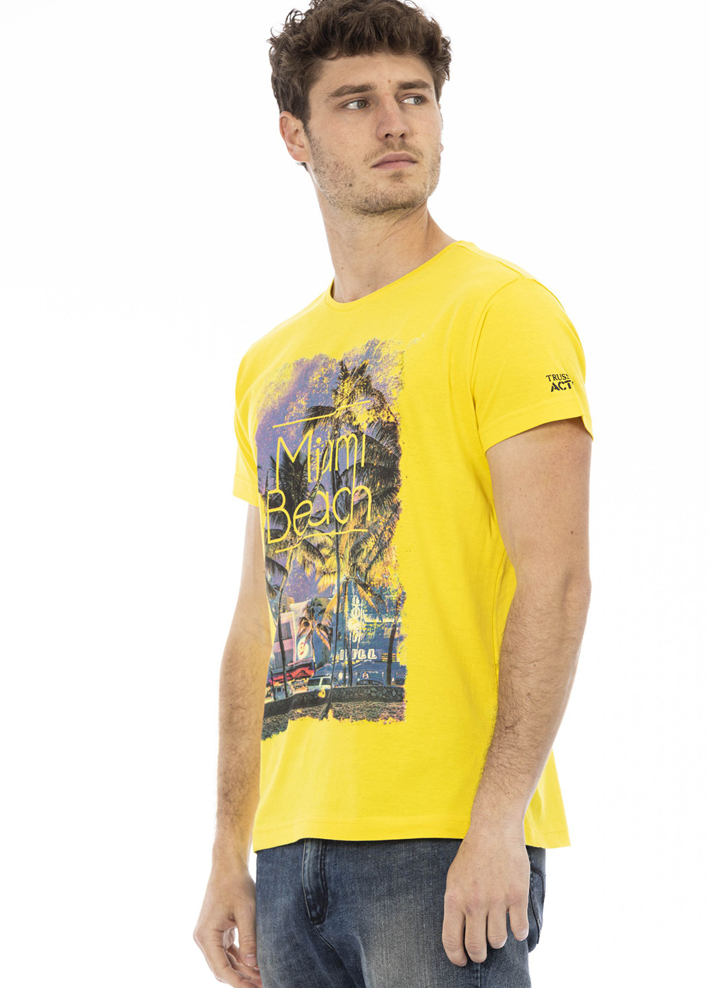 Желтая футболка Trussardi