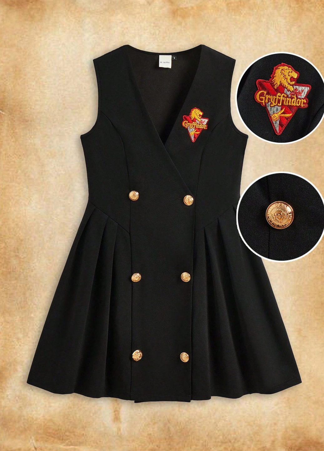 Черное кэжуал платье SHEIN однотонное