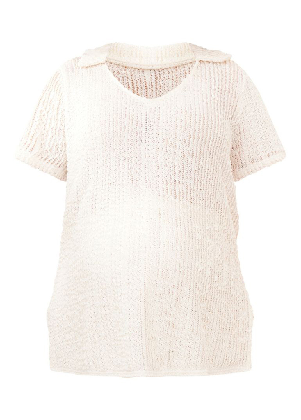 Молочний літній светр PrettyLittleThing