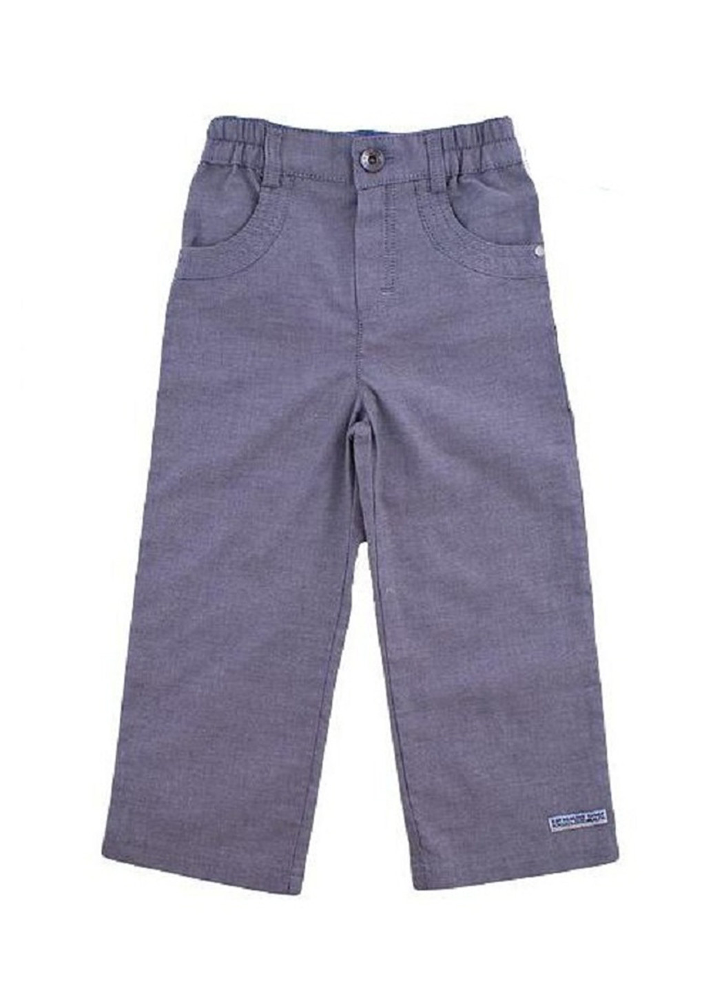 Серые кэжуал демисезонные брюки со средней талией Wojcik