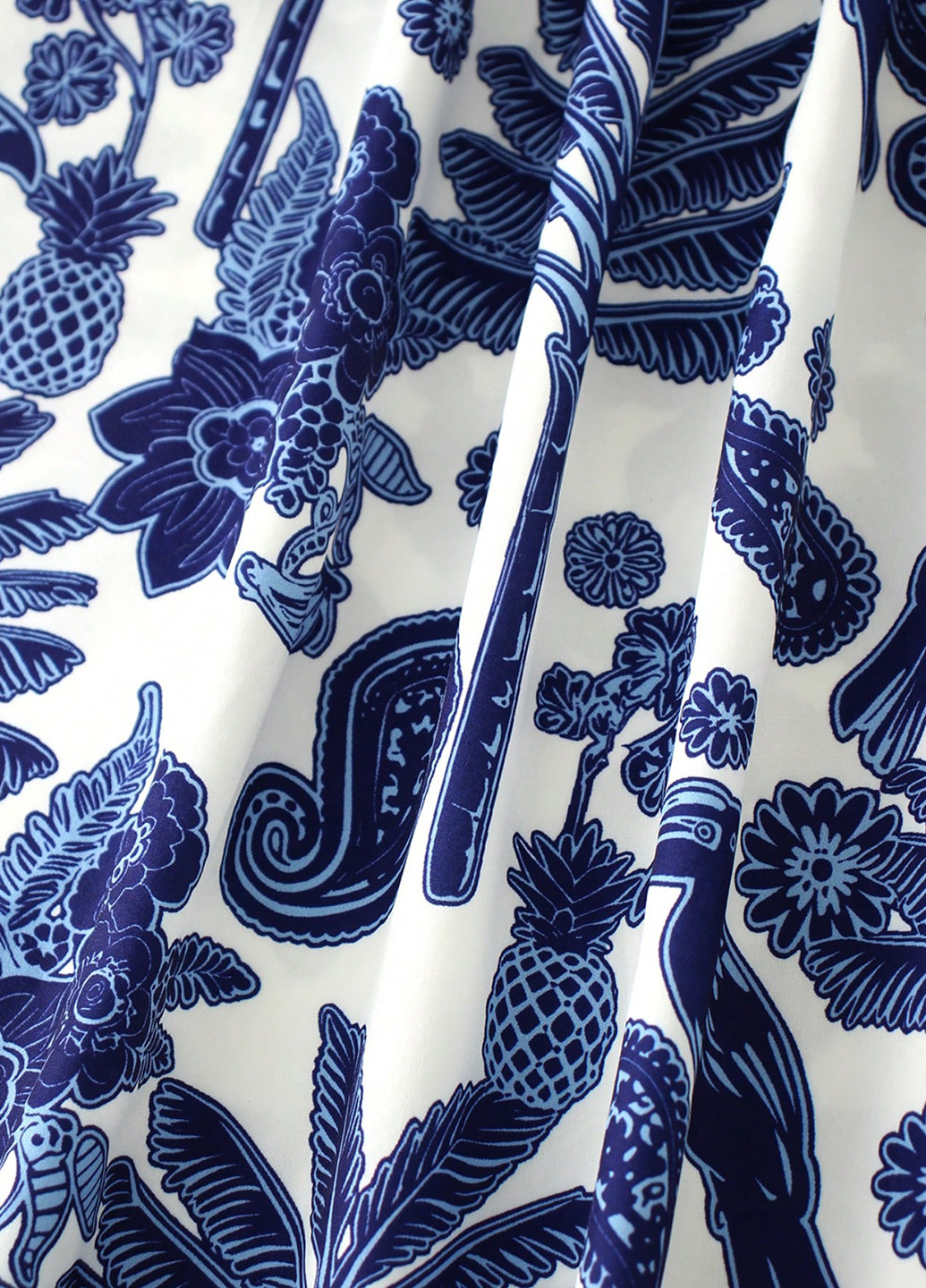 Разноцветная кэжуал "турецкие огурцы" юбка SHEIN а-силуэта (трапеция), плиссе