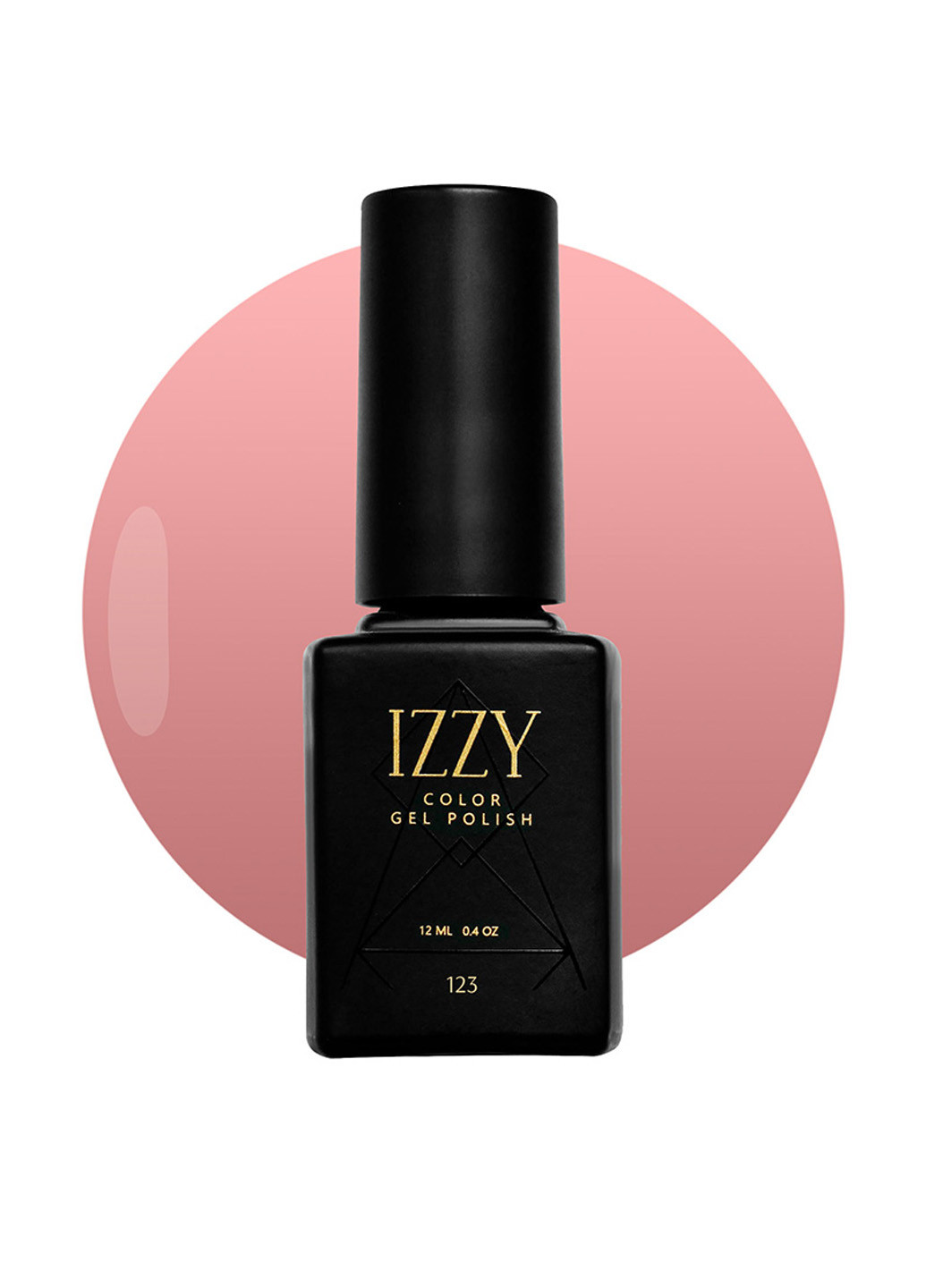 Гель-лак для манікюру рожевий 123, 12 мл Izzy (363030783)