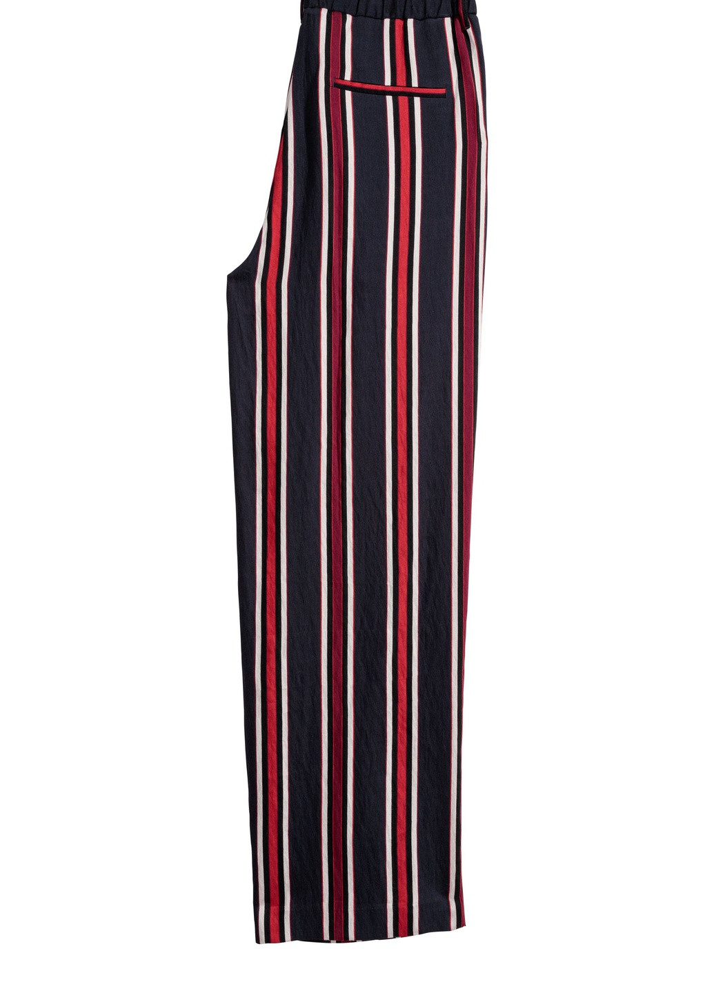 Комбинированные кэжуал летние брюки H&M