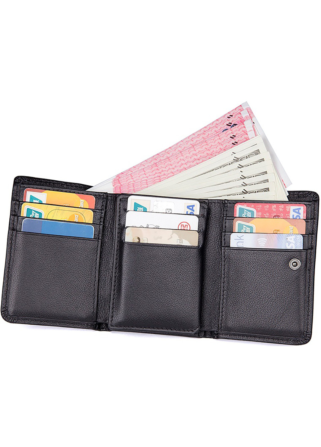 Мужской кожаный кошелек 8x11 см Vintage (252126950)