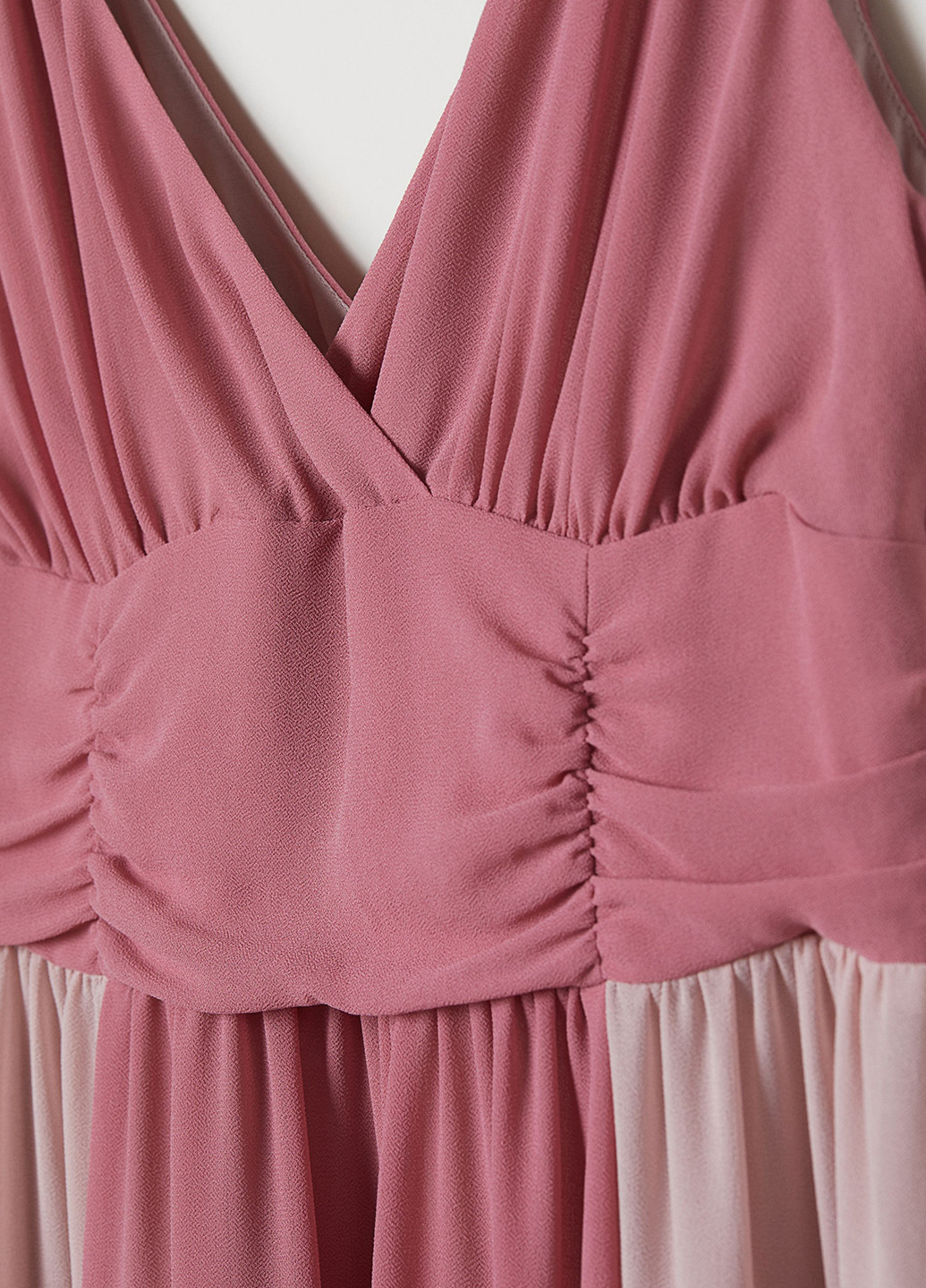 Рожева коктейльна сукня а-силует H&M однотонна