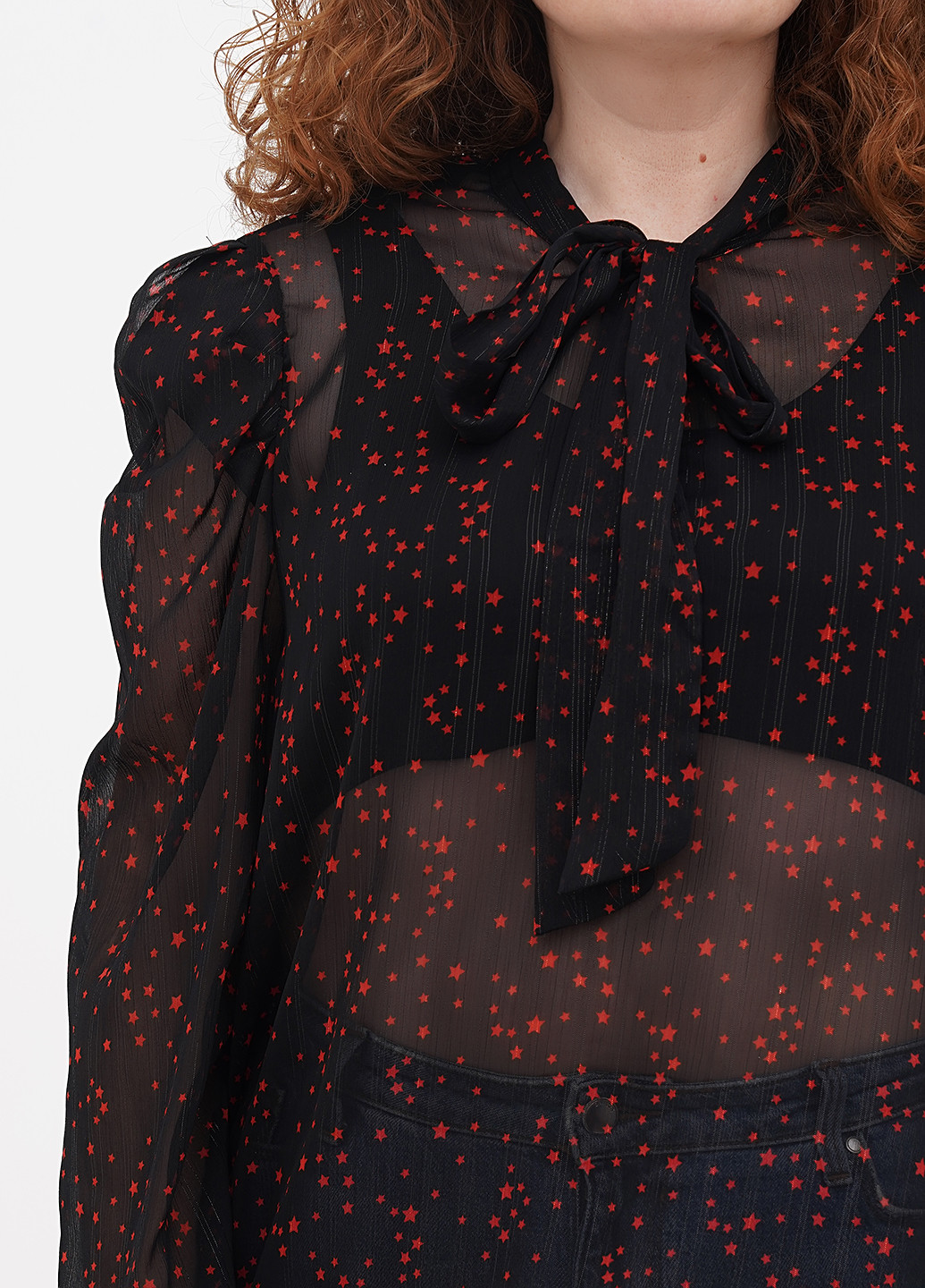 Чорна демісезонна блузка Fiorella Rubino