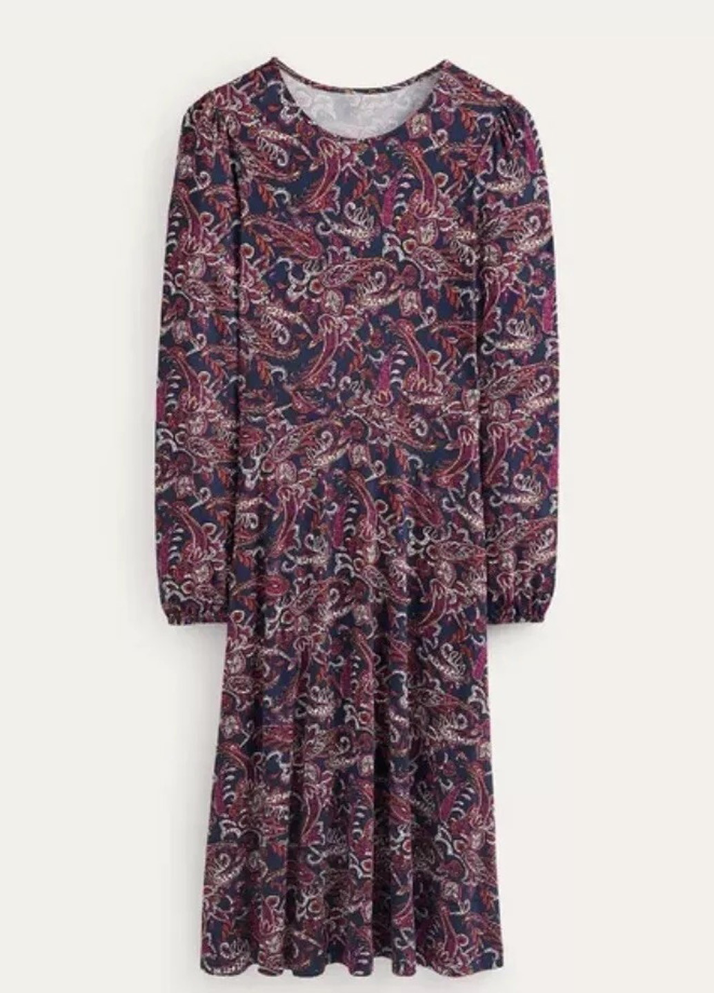 Комбинированное кэжуал платье клеш Boden с рисунком