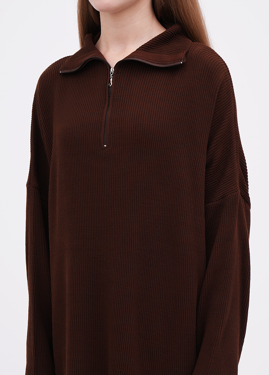 Коричневый демисезонный свитер EQUILIBRI