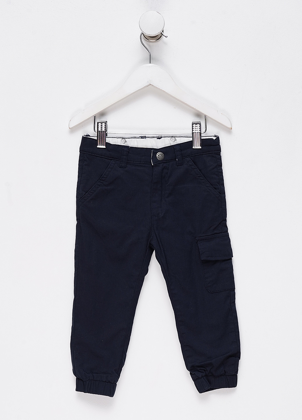 Темно-синие кэжуал демисезонные брюки зауженные Bellybutton