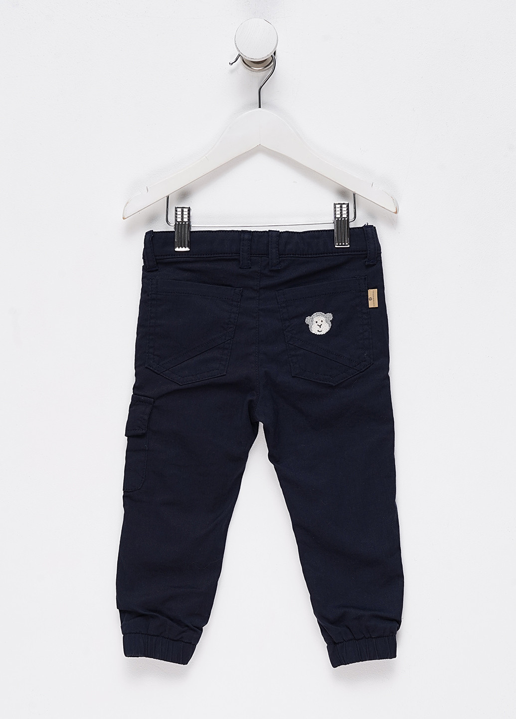 Темно-синие кэжуал демисезонные брюки зауженные Bellybutton