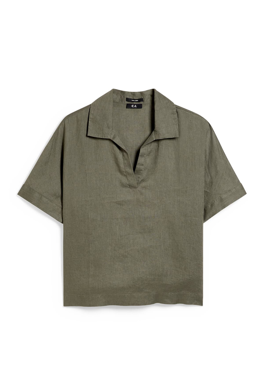 Оливковая (хаки) летняя блуза C&A